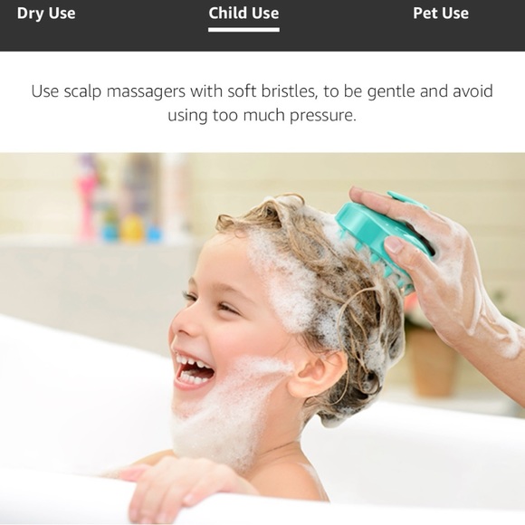 HEETA HAIR SCALP MASSAGER SHAMPOO BRUSH - 2 PACK! - Picture 7 of 16